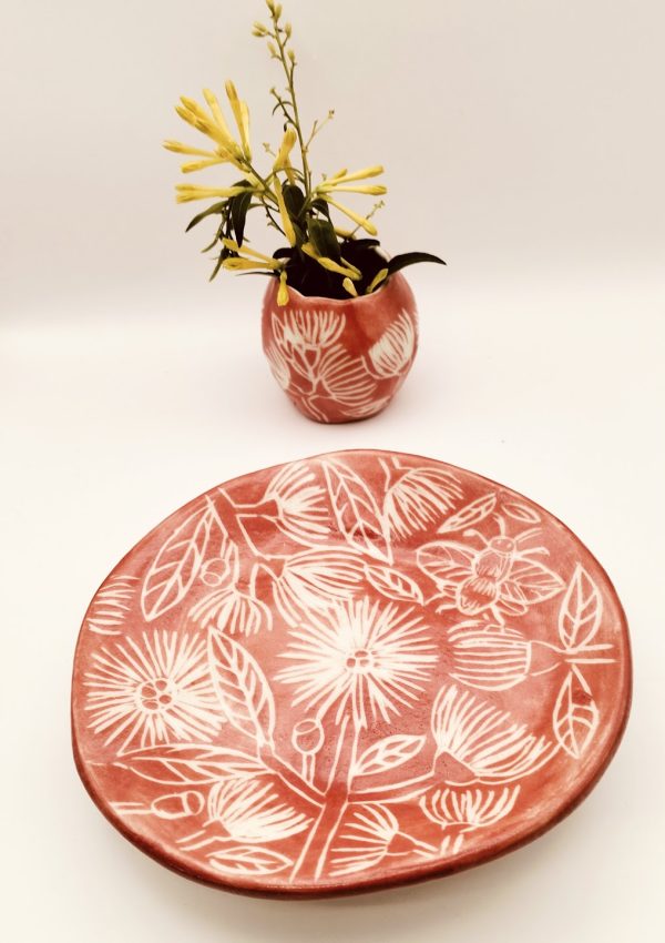 Red Botanical Dresser Set - Image 5