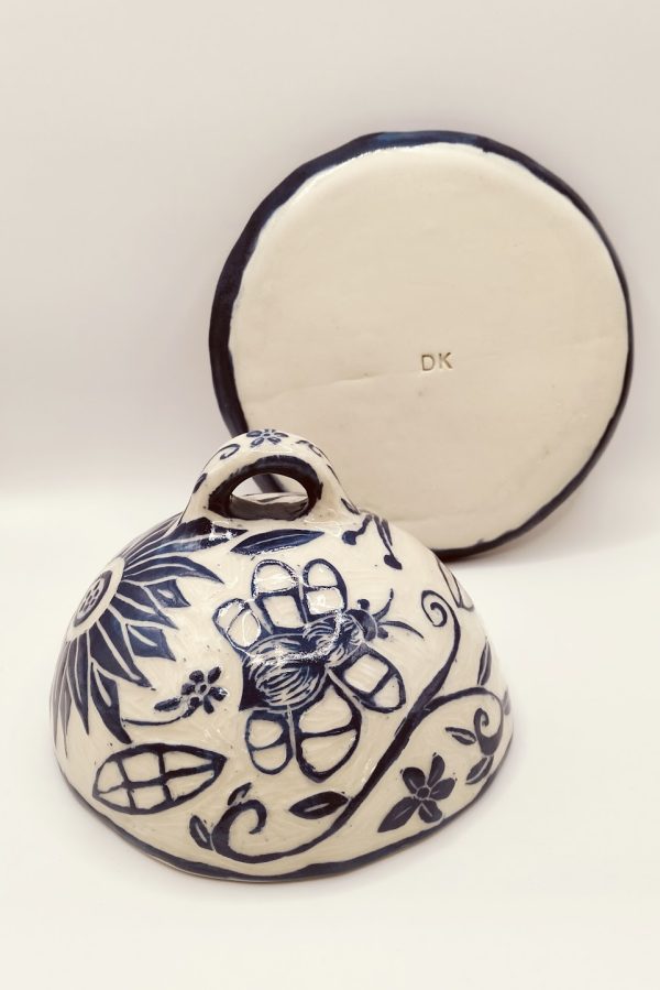 Blue Floral Whimsy Butter box - Image 6