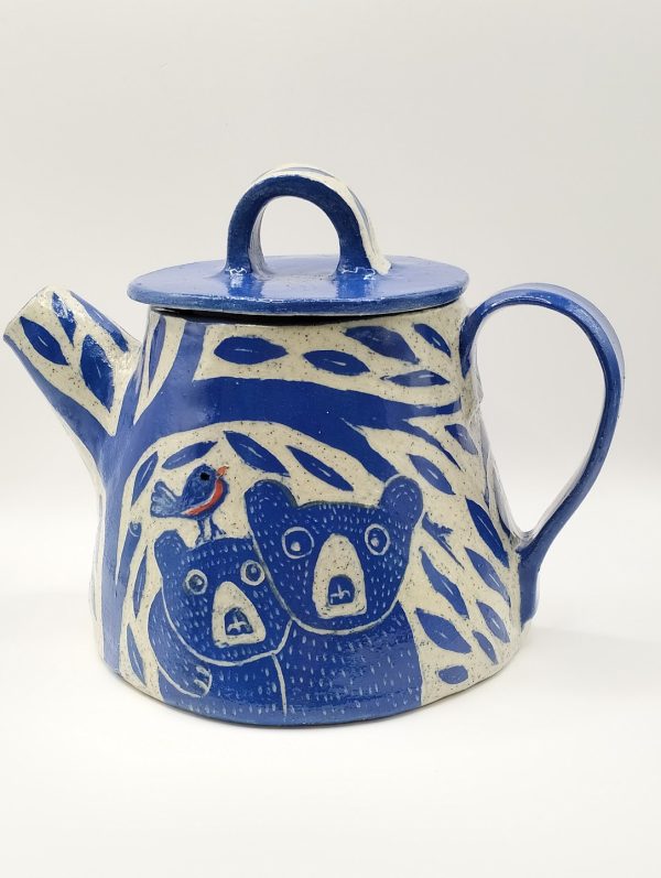 Grizzly Bear Hugs Forest Teapot. - Image 7