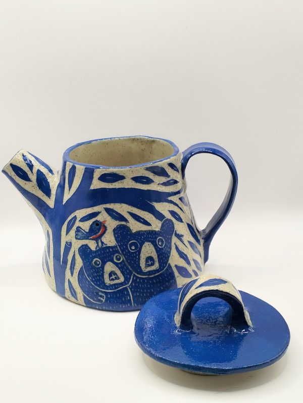 Grizzly Bear Hugs Forest Teapot. - Image 8