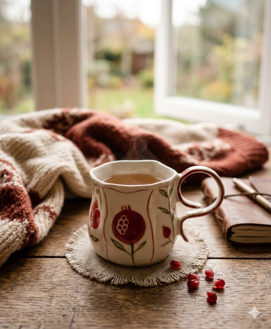 Vintage Pomegranate Mug - Image 7