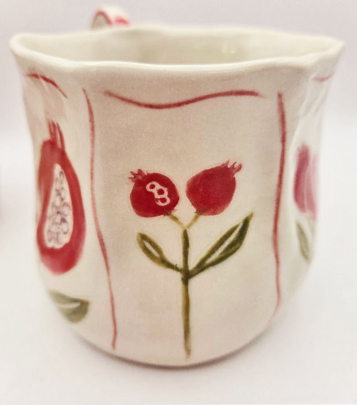 Vintage Pomegranate Mug - Image 6