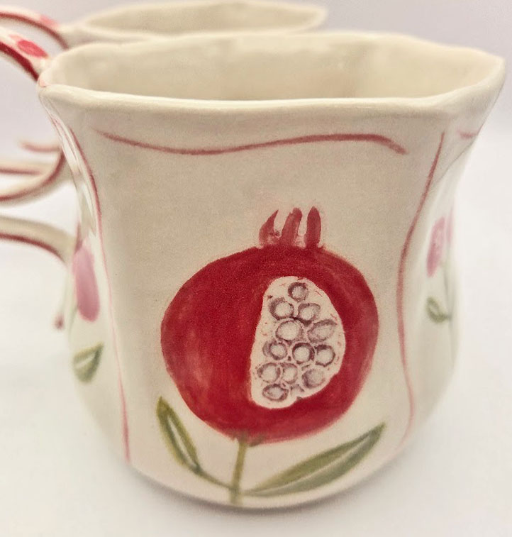 Vintage Pomegranate Mug - Image 4
